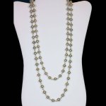 (image for) Champagne Extra Long Glass Beaded Necklace