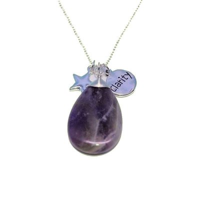 (image for) Amethyst Gemstone Pendant Necklace