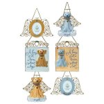 (image for) Angel Pet Glass Window Pane Ornament Wall Art