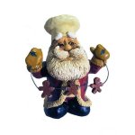 (image for) Chef Ornament Christmas Santa Figurine by Bert Anderson