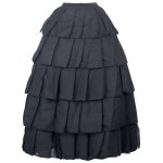 (image for) Elegant Enchantress Long Black Skirt Also in Plus Sizes