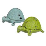 (image for) Cast Iron Turtle Figurine Trinket Box by Grasslands Road