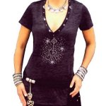 (image for) Key To My Heart Rhinestone Shirt by Sabrina Barnett