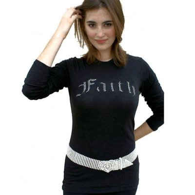 (image for) Faith Rhinestone Shirt by Sabrina Barnett