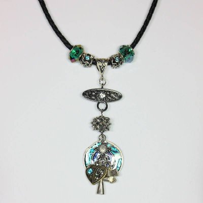 (image for) Teal Mystical Enchantment Pendant Necklace