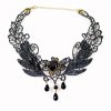 (image for) Black Rose in Lace Choker Necklace