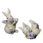 (image for) Rabbit Figurines Salt & Pepper Set from Andrea by Sadek