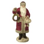 (image for) Charming Red Vintage Style Christmas Santa Figurine