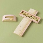 (image for) Jesus Loves Me Cross Figurine for a Girl by Foundations