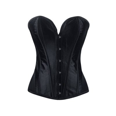 (image for) Satin Midnight Seductress Steel Boned Corset
