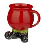 (image for) Merry Elf Footed Christmas Coffee Mug