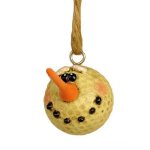 (image for) Golf Ball Snowman Figurine Christmas Ornament