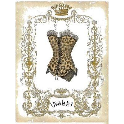 (image for) Spotted Huntress Corset Wall Art