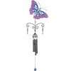 (image for) Purple Butterfly Figurine Wind Chime Garden Ornament