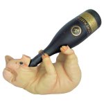 (image for) Swine Wine Pig Wine Holder Figurine