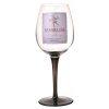 (image for) Funny Title Black Stem Wine Glass