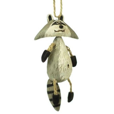 (image for) Raccoon Figurine Steal Your Heart Christmas Ornament