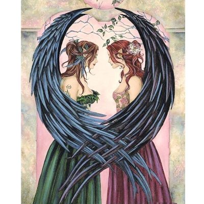 (image for) Sisters Fairy Fantasy Art by Amy Brown
