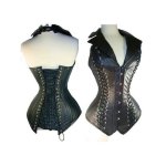 (image for) Midnight Magic Vest Leather Steel Boned Corset