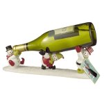 (image for) Snowman Trio Christmas Wine Holder Figurine