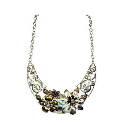 (image for) Filigree Flower Garland Necklace