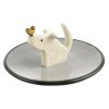 (image for) Animal Figurine Ring Holder Cat Elephant or Dog