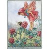 (image for) Red Clover Flower Fairy Fantasy Art by Cicely Mary Barker