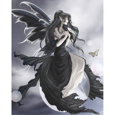 (image for) Gathering Storm Fairy Fantasy Art by Nene Thomas