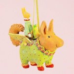 (image for) Terrier Carrier Dog Mini Ornament by Patience Brewster