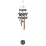 (image for) Butterfly Figurine Wind Chime Hanging Garden Ornament