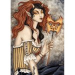 (image for) Goblin Mask Fantasy Art Gothic Fairy Journal by Amy Brown