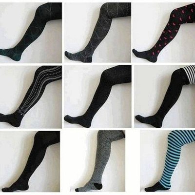 (image for) Black Thigh High Socks