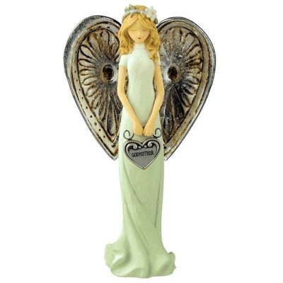 (image for) True Faith Godmother Angel Figurine by Grasslands Road