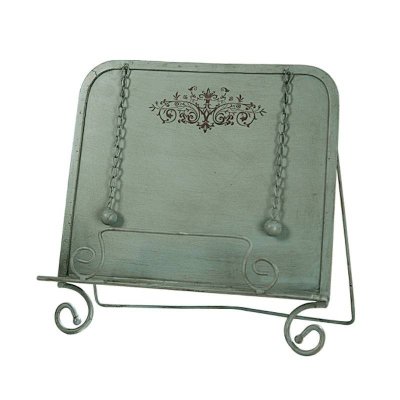 (image for) Cook Book Stand Metal with Place Holders