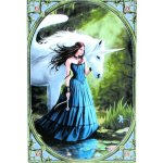 (image for) The Lady Unicorn Fantasy Art by Anne Stokes