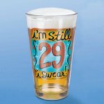 (image for) I'm Still 29 I Swear Birthday Beer Glass