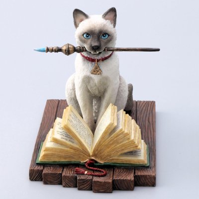 (image for) Hocus Pocus Cat Figurine by Lisa Parker