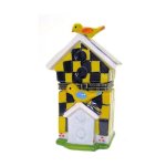 (image for) Checker Style Mansion for Birds Trinket Box Birdhouse