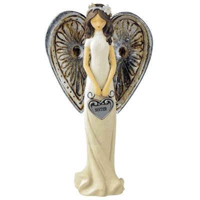 (image for) True Faith Sister Angel Figurine by Grasslands Road