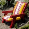 (image for) Chair Figurine Adirondack Fairy Garden Furniture