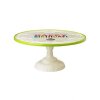 (image for) Happy Birthday Cake Plate Pedestal Stand