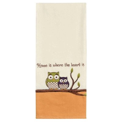 (image for) Crimson Hollow Owl Kitchen Towel