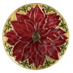 (image for) Poinsettia Large Christmas Serving Platter