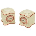 (image for) Red Plaid Design Salt & Pepper Set
