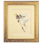 (image for) Taking the Leap Framed Fantasy Art by Patience Brewster