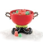 (image for) Elf Christmas Footed Serving Bowl with Handles