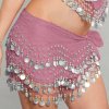 (image for) Silver Coin Hip Scarf Belly Dance Costume