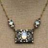 (image for) Opals & Crystal Magic Pendant Necklace by Anne Koplik