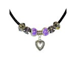 (image for) Purple Passion Love Affair Beaded Necklace