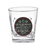 (image for) Tipsy Christmas Whiskey Glasses Set of 4 Funny Sayings
